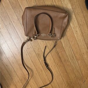 Coach Tan Leather Shoulder Bag